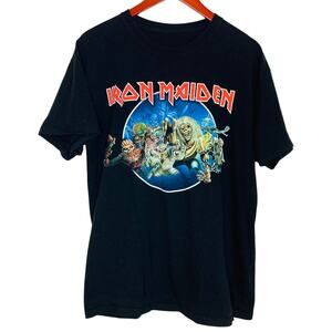 Iron Maiden Black Band T-Shirt Size XL